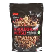 Dribsniai su šokoladu, braškėmis RIMI, 400 g