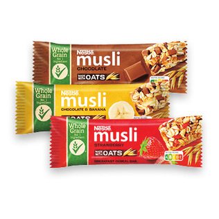Dribsnių batonėliai NESTLE, 35 g