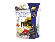 Dryžuotos saulėgrąžos YES, sūrio skonio, 150 g