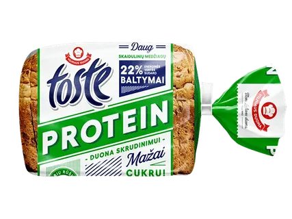 Duona skrudinti „Toste Protein“, 380 g