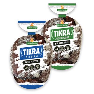 Duona TIKRA (2 rūšių), 500 g