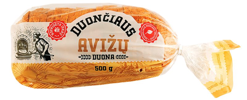 DUONČIAUS avižų duona, 500 g