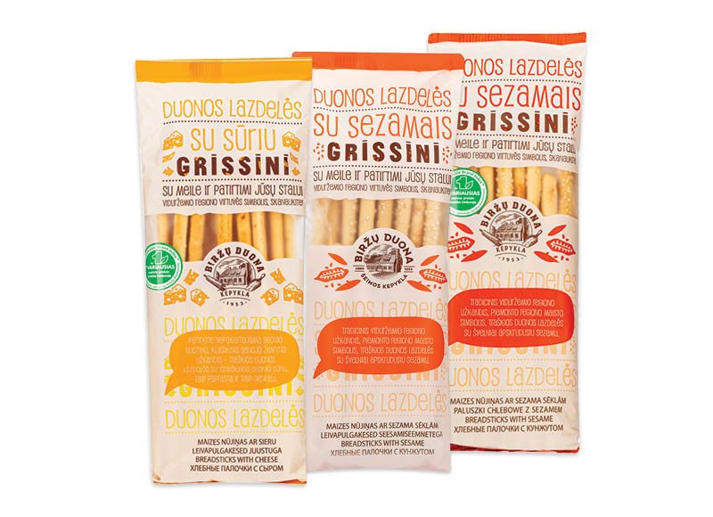 Duonos lazdelės GRISSINI, 125 g