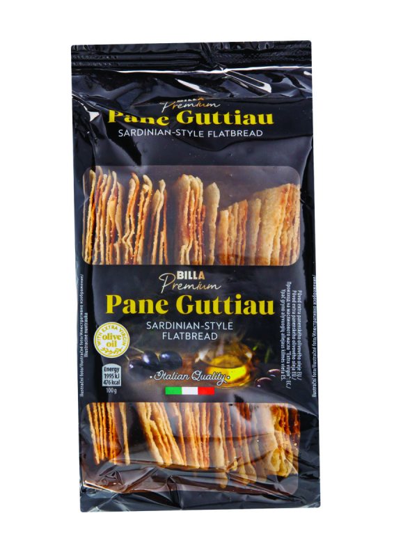 Duonos paplotėliai su alyvuogių aliejumi BILLA PREMIUM, 200 g