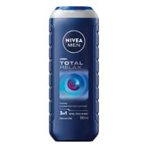 Dušo gelis vyr. NIVEA MEN TOTAL RELAX, 500 ml