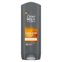 Dušo želė DOVE MEN SAND&VANILLA, 250 ml