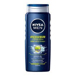 Dušo želė NIVEA MEN POWER Fresh, 500 ml