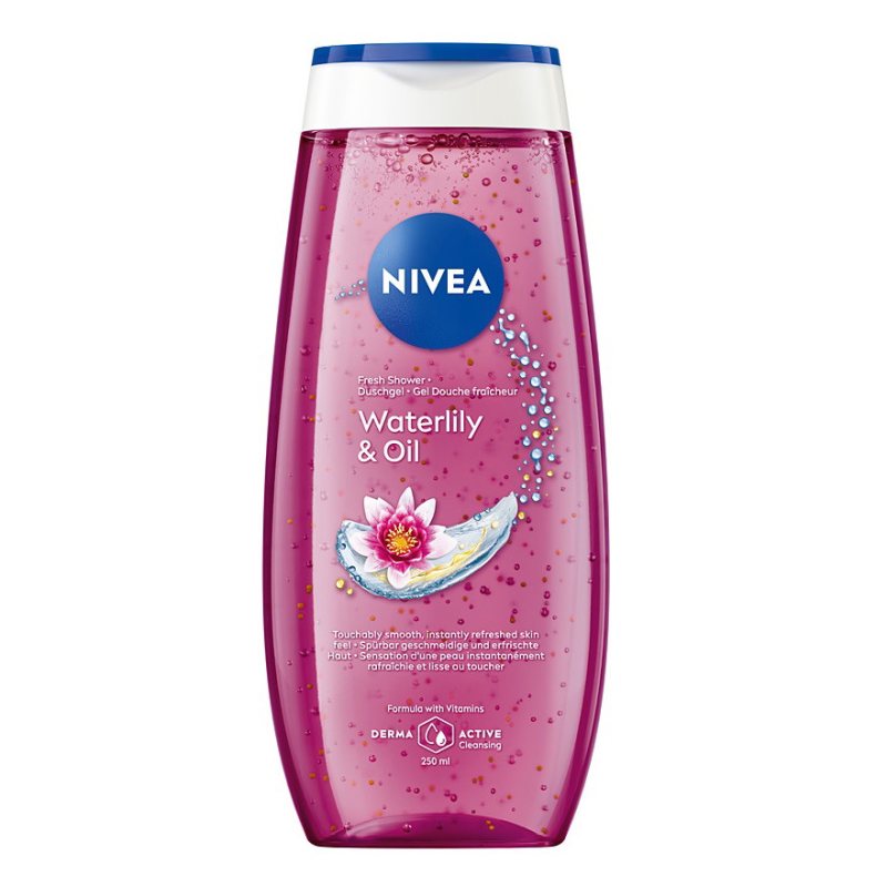 Dušo želė su vandens lelija Nivea, 250 ml