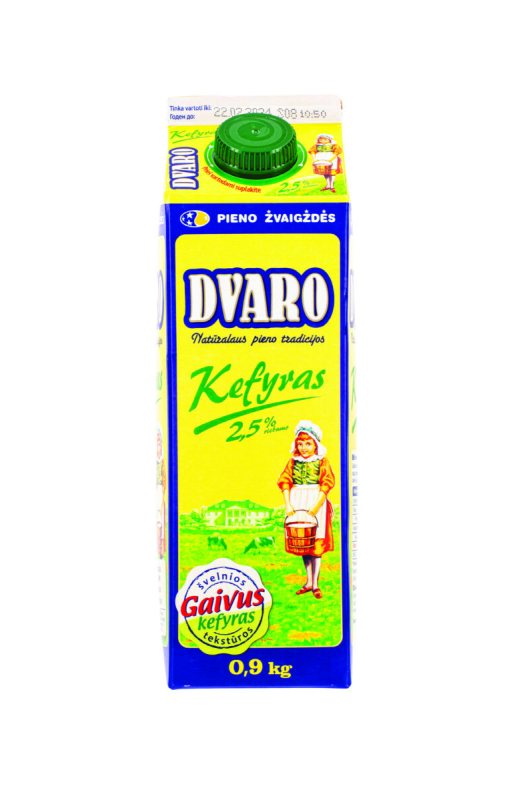 DVARO kefyras, 2.5% rieb., 0.9 kg