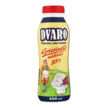 DVARO steril. plakamoji grietinėlė, 35%, 450 ml