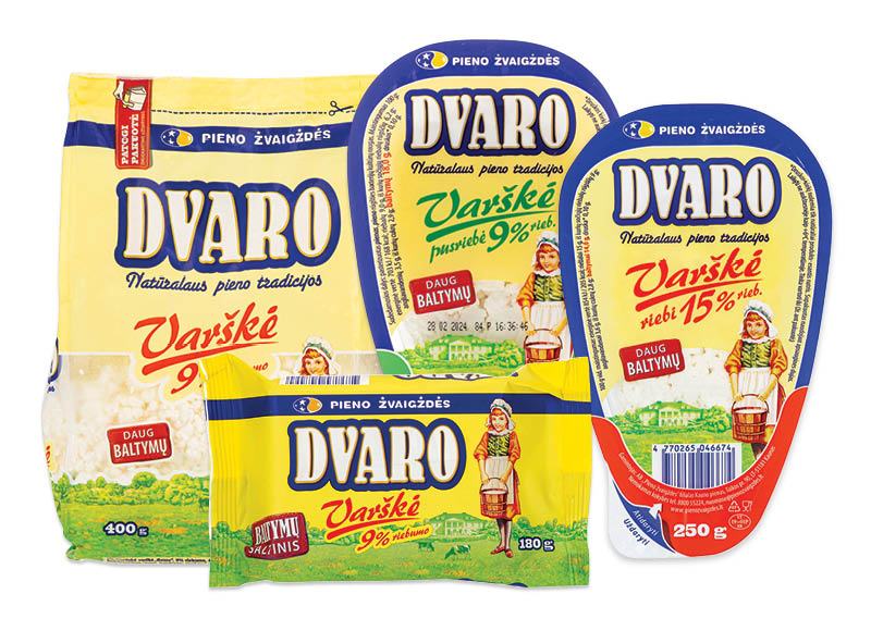 DVARO varškė, 180 g