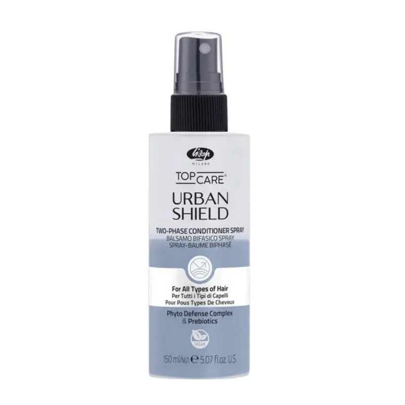 Dvifazis iššukavimą lengvinantis kondicionierius Lisap Top Care Urban Shield, 250 ml