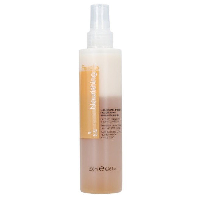 Dvifazis kondicionierius sausiems ir trapiems plaukams Fanola Nourishing Restructuring Conditioner, 200 ml