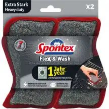 Dvipusės kempinėlės SPONTEX, AW26, 2 vnt