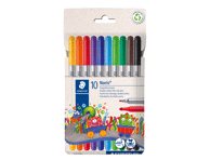 Dvipusiai flomasteriai STAEDTLER, 10 vnt