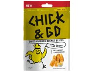 Dž. vištienos užkandis CHICK&GO su garst. ir medumi, nerūš., 30 g