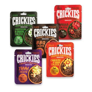 Džiovinti svirpliai CRICKIES (5 rūšių), 15 g