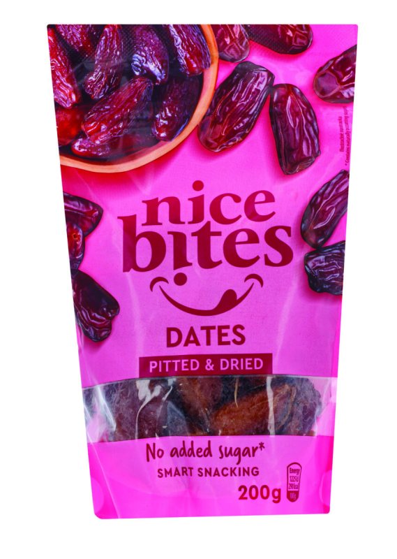 Džiovintos datulės be kauliukų NICE BITES, 200 g