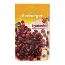 Džiovintos spanguolės SEEBERGER, 125 g