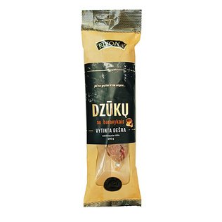 DZŪKŲ SU BARAVYKAIS vytinta kiaulienos dešra, 200 g