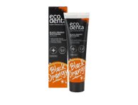ECODENTA apelsinų skonio juoda balinamoji dantų pasta, 100 ml