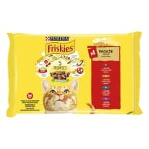 Ėdalas katėms Friskies mėsos kons., 4 x 85 g