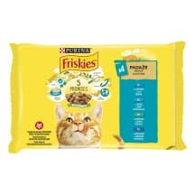 Ėdalas katėms Friskies žuvis kons., 4 x 85 g