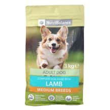 Ėdalas šunims su ėriena NUTRIBALANCE, 3 kg