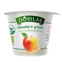 Ek. jogurtas ob., grūd. DOBILAS,2,5-3,5%, 125 g