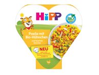 Eko. paelija HIPP su daržovėmis, vištiena (nuo 12 mėn.), 250 g
