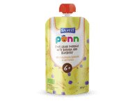 Ekol. 4 grūdų košė PONN su bananais ir mėlyn. (nuo 6 mėn.), 110 g