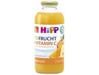 Ekol. įv. vaisių sultys HIPP su mineral. vandeniu, 6+ mėn., 500 ml