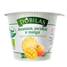 Ekol. jogurtas anan. DOBILAS, 2,5-3,5 %, 125 g