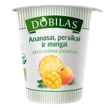 Ekol. jogurtas anan. DOBILAS, 2,5-3,5 %, 300 g