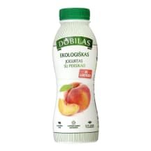 Ekol. jogurtas su persik. DOBILAS, 2,2 %, 330 g