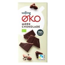 Ekol. juod. šokoladas 70 % SALLING EKO, 100 g