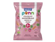 Ekol. kukurūzų užkand. PONN su braškėmis, obuol., nuo 7 mėn., 20 g