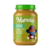 Ekol. morkų, žirn., višt., bulv. MAMUKO, 190 g