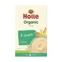 Ekol. trijų gr. košė HOLLE, nuo 6 mėn., 250 g