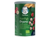 Ekol.aviž.trapučiai GERBER su bananais ir aviet. (8+ mėn.), 35 g