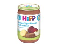 Ekol.burok.,darž.,ob. ir jautienos tyrelė HIPP (nuo 8 mėn.), 220 g