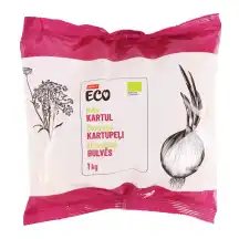Ekolog. bulvės RIMI ECO, 1 kl, 40-, 1 kg, 60 mm
