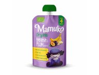 Ekologiška bananų ir slyvų MAMUKO tyrelė nuo 4 mėn., 100 g
