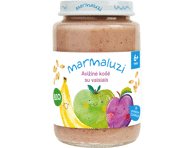 Ekologiška bananų, slyvų, obuolių, avižų košė MARMALUZI, 6 mėn., 190 g
