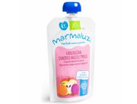 Ekologiška įvarių vaisių tyrelė MARMALUZI, nuo 4 mėn., 90 g