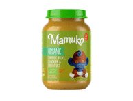 Ekologiška morkų, žirnelių, vištienos ir bulvių košė kūdikiams, MAMUKO nuo 6 mėn., 190 g