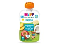 Ekologiška obuolių, bananų tyrelė HIPP su kokosų pienu ir avižomis, (nuo 6 mėn.), 100 g
