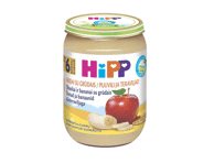 Ekologiška obuolių ir bananų tyrelė HIPP su grūdais (nuo 6 mėn.), 190 g