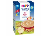 Ekologiška pieniška košė HIPP su avižomis ir obuol. (nuo 6 mėn.), 250 g