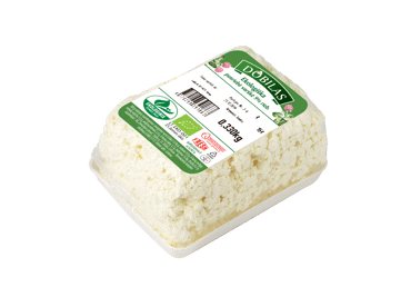Ekologiška pusriebė varškė DOBILAS, 9 % rieb., 1 kg